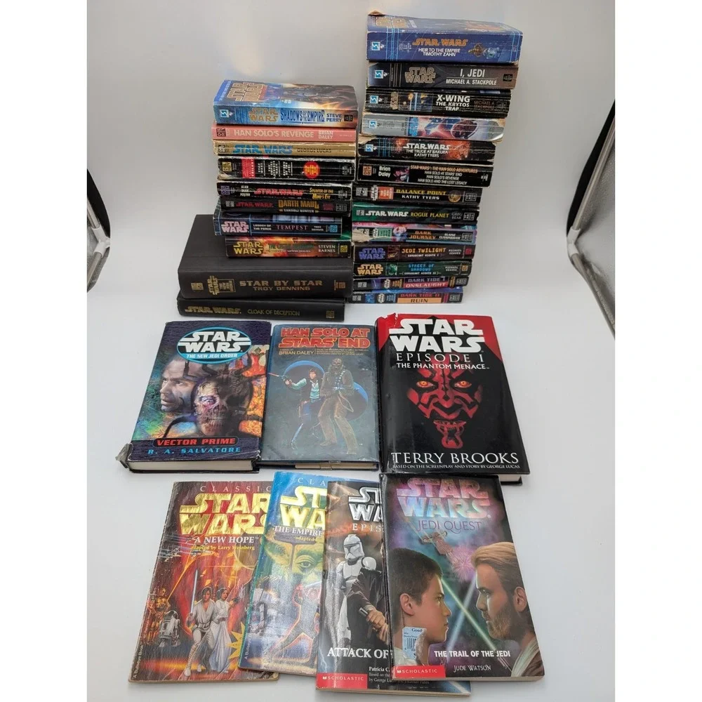 Lot of 30 Star Wars Novels Mixed Format Hardcover / Paperback